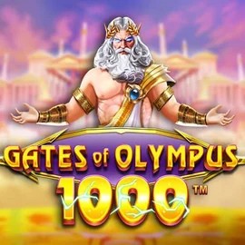 Gates of Olympus 1000 online game logo by Pragmatic Play on casino-sky.net