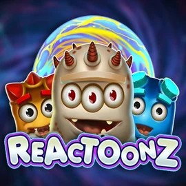 Reactoonz slot logo by Play’n GO at Casino Sky