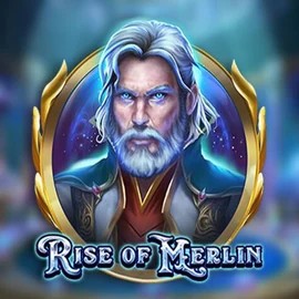 Slots logo of Rise of Merlin from Play’n GO at Casino Sky